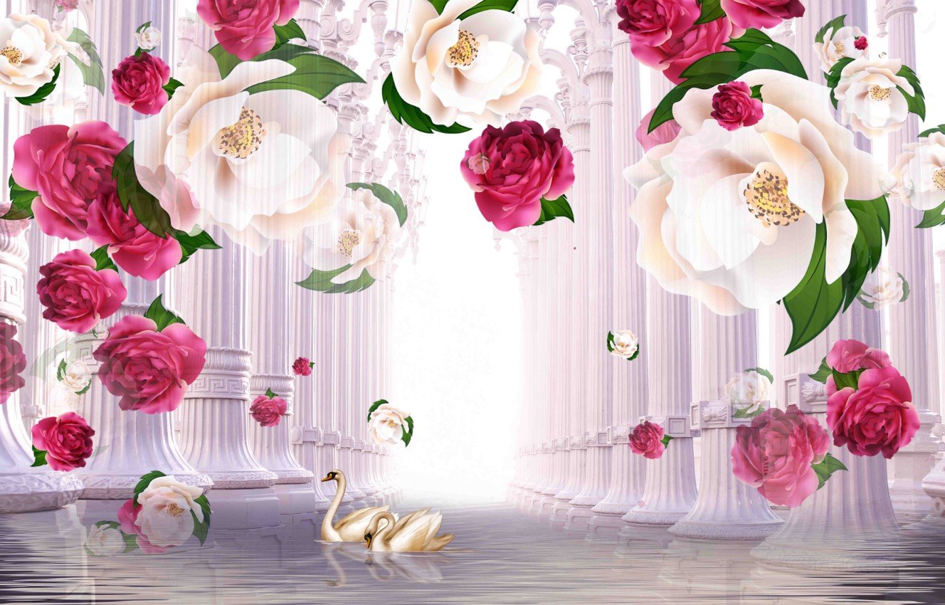 What kind of material normally use for making 3D Wallpaper?